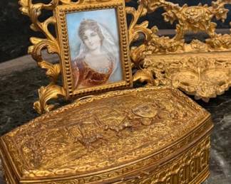Gorgeous antique French boxes