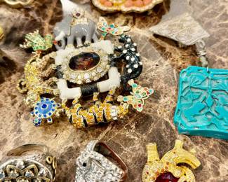 Designer costume jewelry