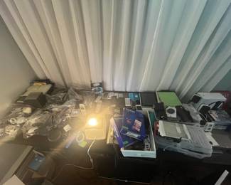 iPhones, iPads, Chargers, Cameras, Camcorders, Phone cases, cords