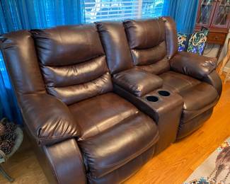 Loveseat with storage