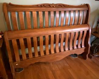 Bed and rails