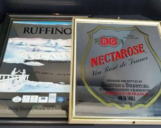 Ruffino and Nectarose BarTavern Mirrors