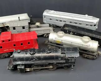 Vintage Lionel 6110 Locomotive  Train Cars Lot B