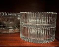 Crystal glasses and bowls