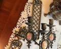 Brass sconces