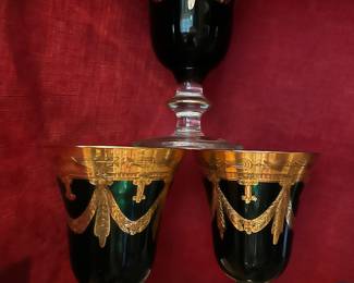 Emerald glassware