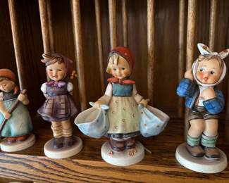 Several of the Hummel figurines available