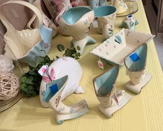 Butterfly pattern Hull pottery.