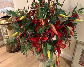 Giant floral display.