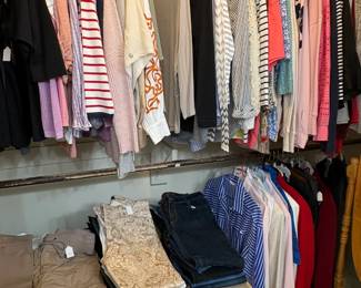 Did we mention clothing? Yes, there is plenty to choose from!