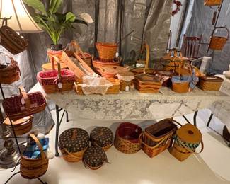 Baskets, baskets, and more baskets.