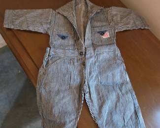 Baby railroad coveralls