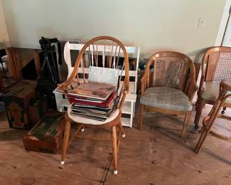 Chairs, bench and stool