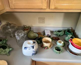 Frog & turtle planters 