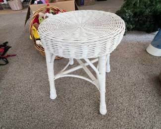 Wicker stool