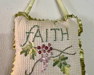 "FAITH" PILLOW