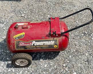 COLEMAN POWERMATE DIRECT-DRIVE PORTABLE AIR COMPRESSOR - TANK ONLY!!