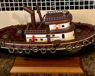 DECORATIVE TUG BOAT MODEL