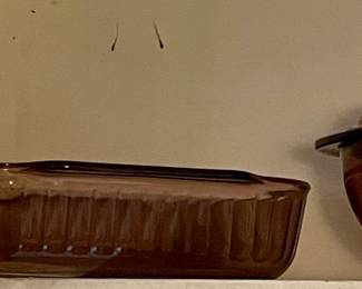 PYREX CRANBERRY VISIONWARE DISHES