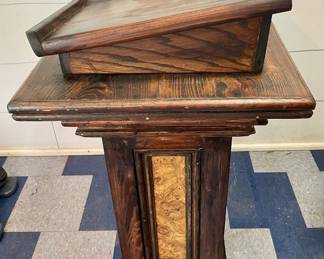Antique Wooden Podium/Pulpit