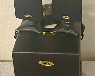 CYBER ACOUSTICS (CA) 2.1 POWERED SPEAKER SYSTEM