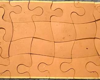 ANTIQUE 1919 PARKER BROTHERS DISSECTED MAP PUZZLE of the UNITED STATES
