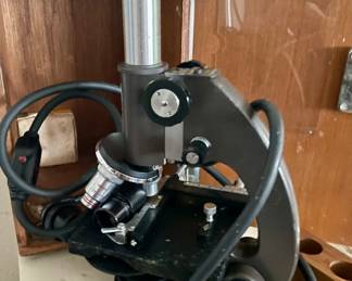 Vintage Swift 950 Series Compound Monocular Microscope with Travel Case and Accessories