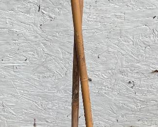 SET OF ANTIQUE SKI POLES