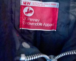 VINTAGE JCPENNEY SNOWMOBILE APPAREL