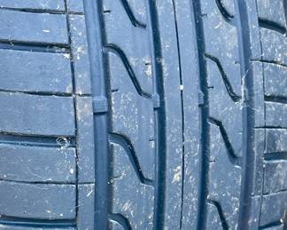 SET/4 STARFIRE 225/60R16 TIRES, ALLOY WHEELS, CADILLAC COVERS