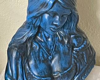 VINTAGE HOLLAND MOLD WOMAN BUST FIGURE