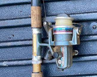 VINTAGE TELESCOPING ROD and DAIWA A-130X REEL