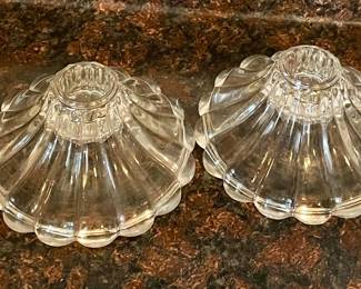VINTAGE ANCHOR HOCKING "BOOPIE" / "BERWICK" CANDLEHOLDERS