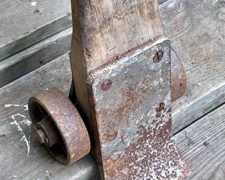 VINTAGE JOHNSON BAR (aka PRY LEVER, LEVER DOLLY or MACHINERY MOVING BAR)