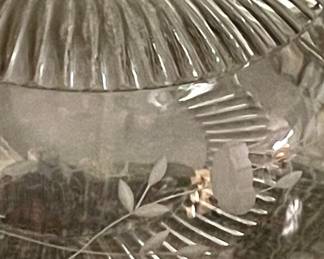 PRINCESS HOUSE HERITAGE CRYSTAL PASTRY TRAY & DOME