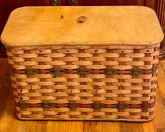 AMISH-MADE STORAGE BASKET by LEVI HOSTETLER