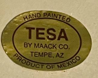 VINTAGE TESA by MAACK CO. SOUTHWEST-STYLE BOWL