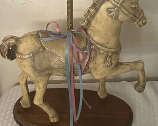 CAROUSEL HORSE FIGURE