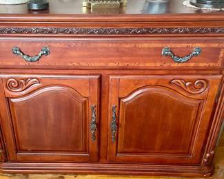 ***50% OFF*** BUFFET with PULL-OUT MARBLE SHELVES