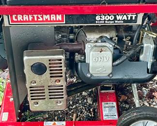 CRAFTSMAN 6300 WATT GENERATOR