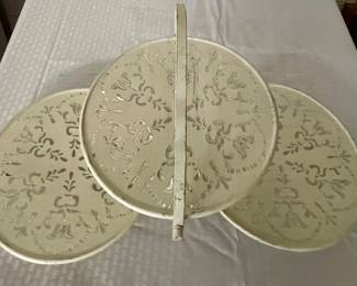 FOLDING FRENCH COUNTRY SERVING TRAY
