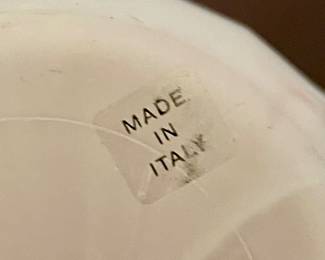 VINTAGE ROSTED ITALIAN VASE by VETRERIA OPERAIA LUX