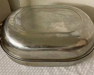 LARGE STAINLES STEEL ROASTING PAN
