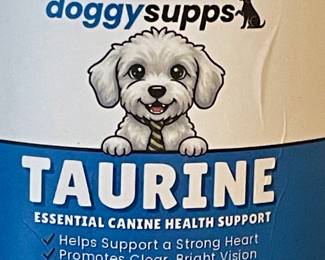 *NEW/SEALED DOGGYSUPPS TAURINE