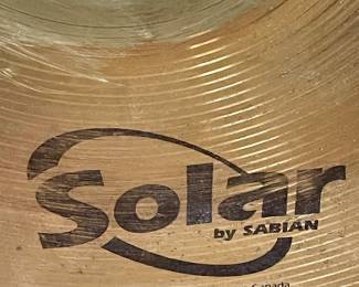 ***50% OFF*** 24" SOLAR by SABIAN CYMBAL ON CARVED STAND