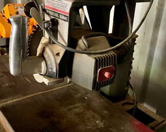 10 INCH CRAFTSMAN RADIAL ARM SAW withSTEEL TABLE STAND