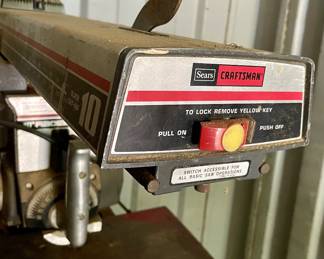 10 INCH CRAFTSMAN RADIAL ARM SAW withSTEEL TABLE STAND