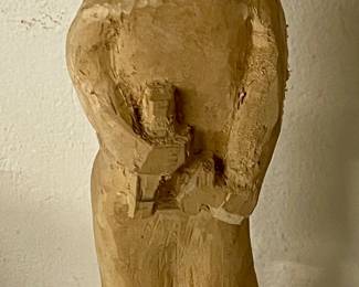 HAND CARVED FIGURE