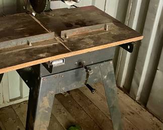 10 INCH CRAFTSMAN RADIAL ARM SAW withSTEEL TABLE STAND