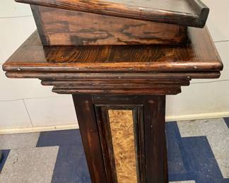 Antique Wooden Podium/Pulpit